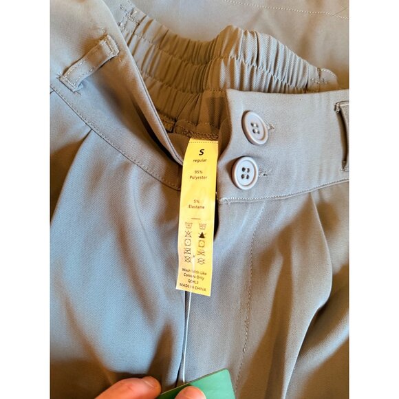 NWT Halara Womens Wide Leg High-Waist Pleated Trousers S Gray - Picture 4 of 9